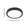 901325_DIMENSION_0001 | Eglo Romania Plafonieră FUEVA 6 LED 11.5W IP44 901325