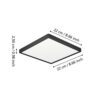 901329_DIMENSION_0001 | Eglo Romania Plafonieră FUEVA 6 LED 10.5W IP44 901329