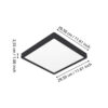 901375_DIMENSION_0001-JPG 1000px | Eglo Romania Plafonieră FUEVA 6-Z LED 13.5W IP44 901375