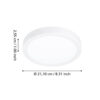 901376_DIMENSION_0001-JPG 1000px | Eglo Romania Plafonieră FUEVA 6-Z LED 11.2W IP44 901376