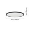 901441_DIMENSION_0001 | Eglo Romania Panou aplicat ROVITO LED 16.8W IP44 901441