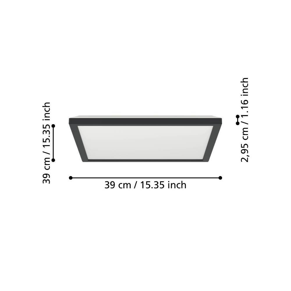 901443_DIMENSION_0001 | Eglo Romania Panou aplicat ROVITO LED 17.6W IP44 901443