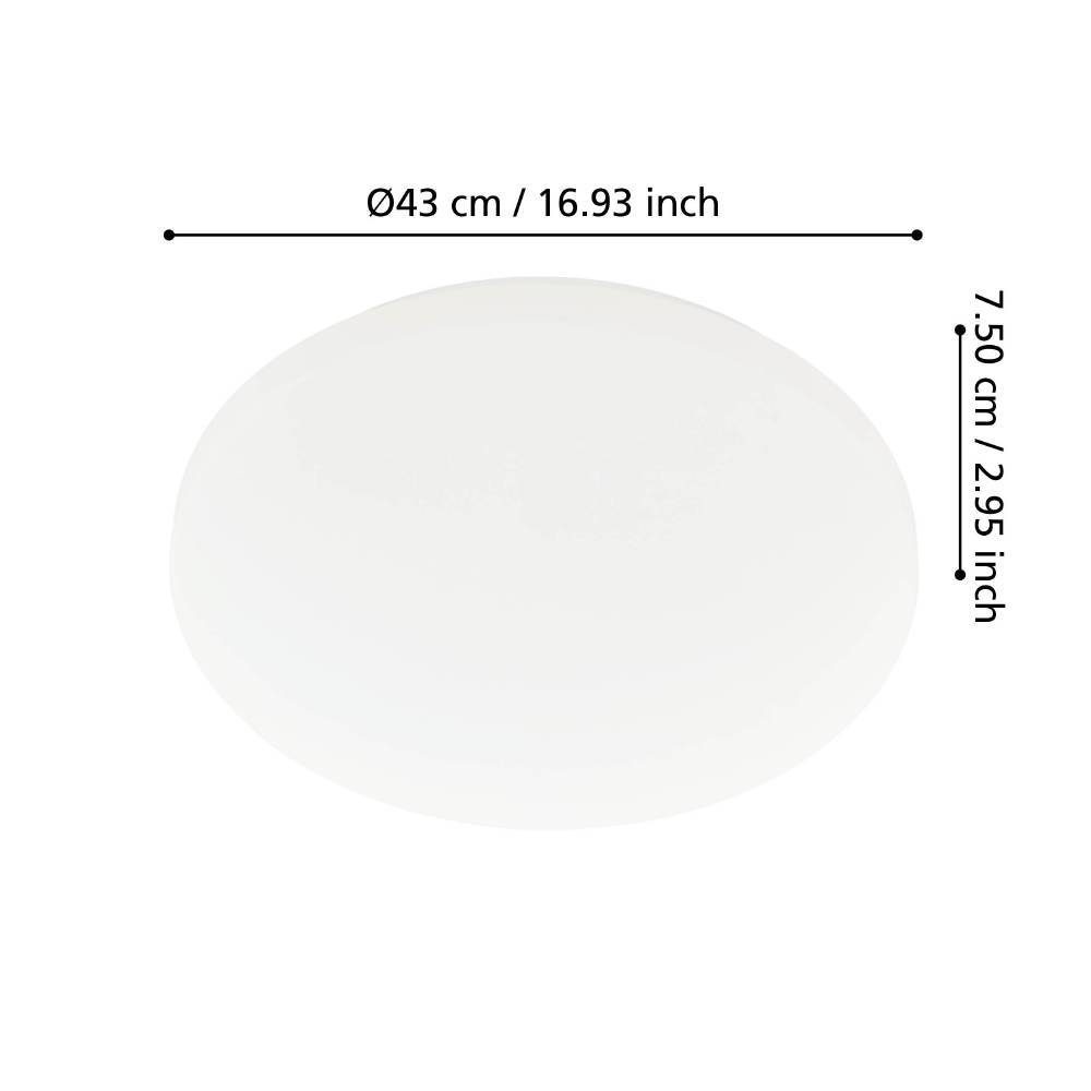 901526_DIMENSION_0001 | Eglo Romania Aplică/Plafonieră APPRODO LED 36W IP54 901526