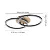 901743_DIMENSION_0001 | Eglo Romania Plafonieră LOMALTAS-Z LED 4X8W IP20 901743