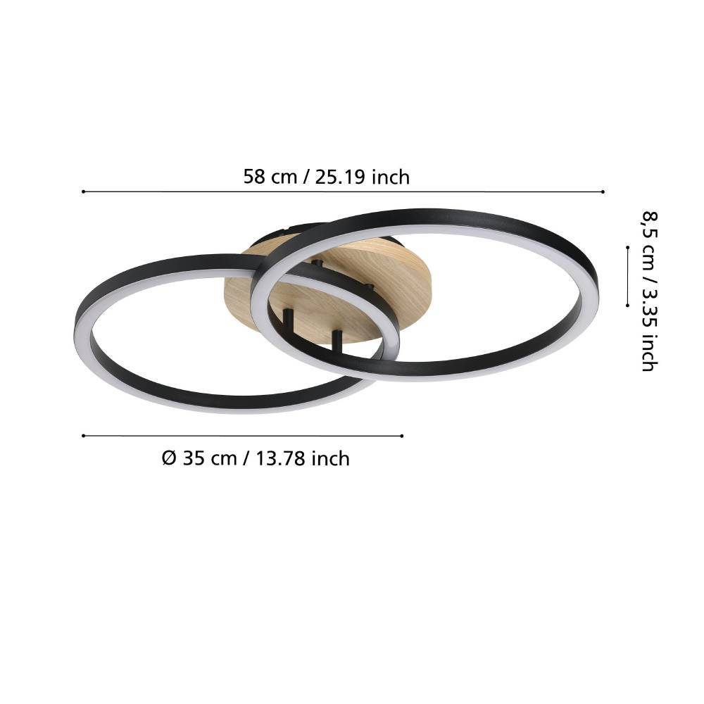 901743_DIMENSION_0001 | Eglo Romania Plafonieră LOMALTAS-Z LED 4X8W IP20 901743