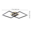 901744_DIMENSION_0001 | Eglo Romania Plafonieră LOMALTAS-Z LED 4X8W IP20 901744