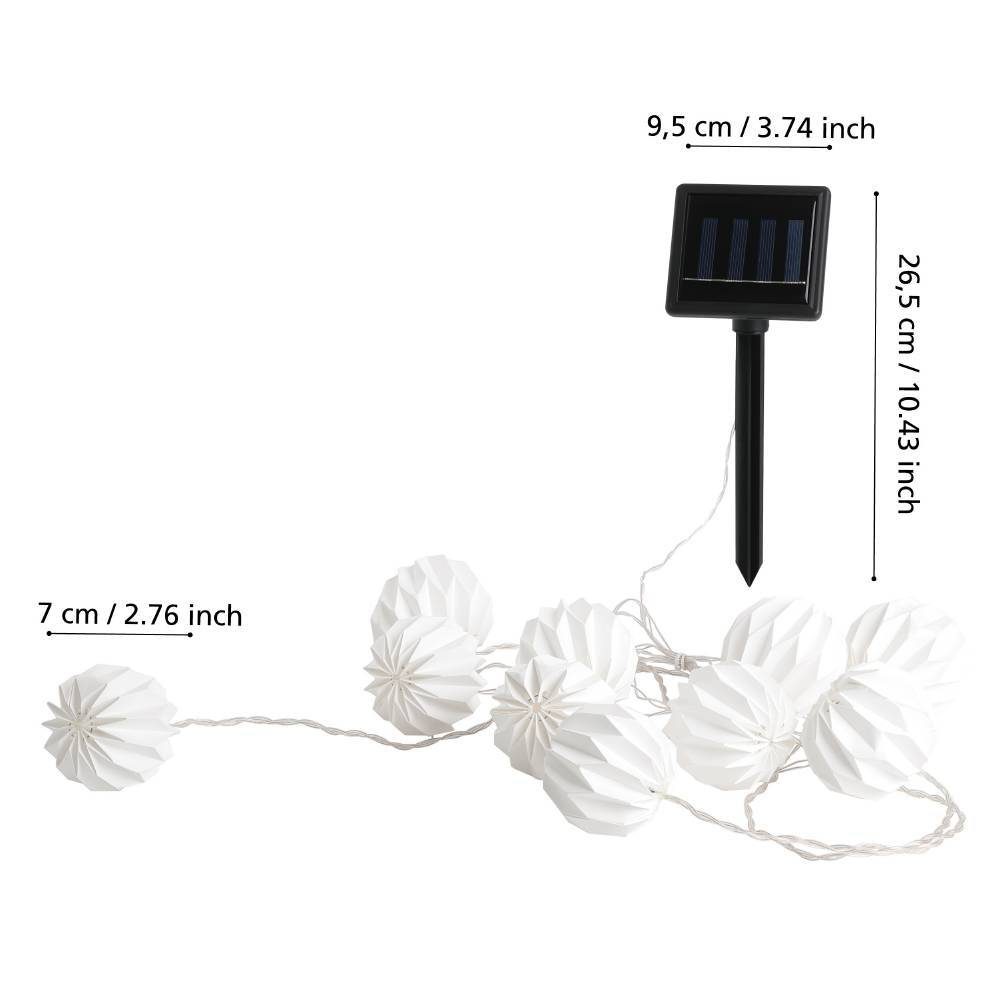 48846_DIMENSION_0001 | Eglo Romania Lampă solară Z_SOLAR LED-RGB 10X0.06W 48846