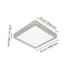 901383_DIMENSION_0001-JPG 1000px | Eglo Romania Plafonieră FUEVA 6-Z LED 10.5W IP44 901383