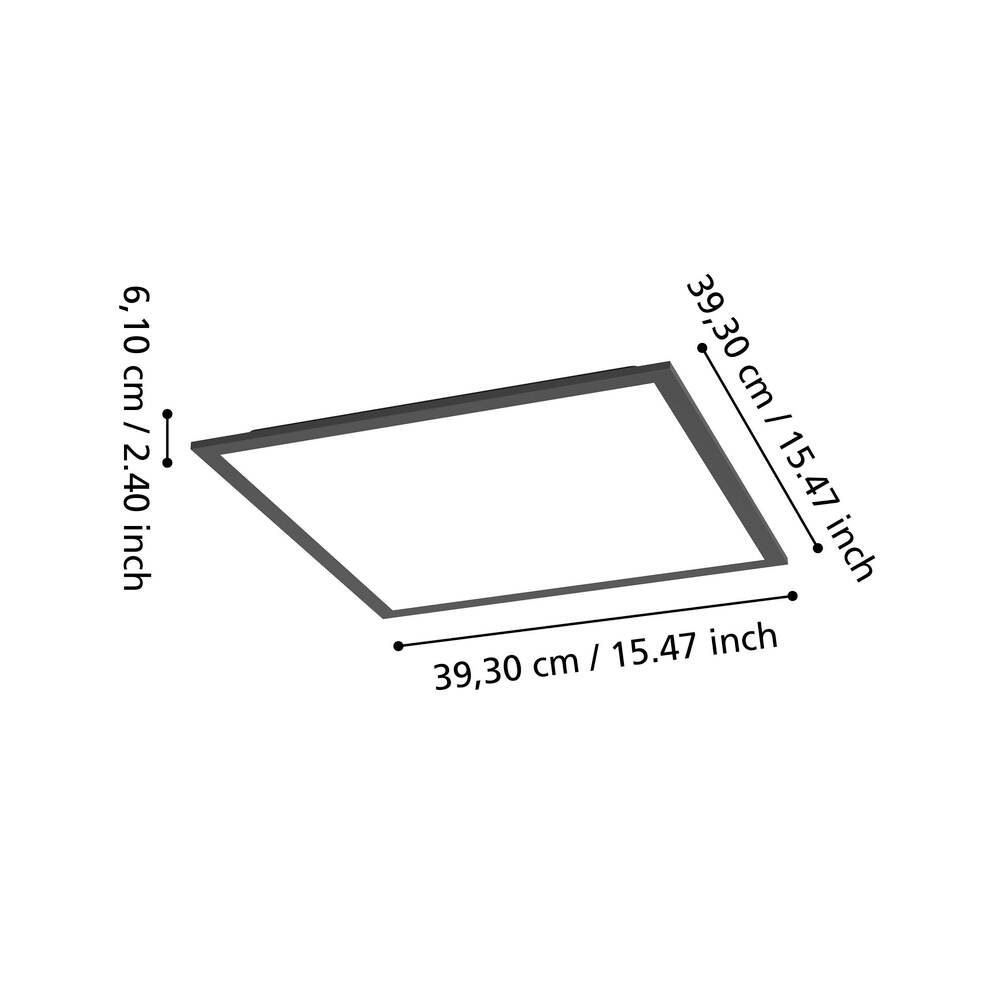901506_DIMENSION_0001-JPG 1000px | Eglo Romania Plafonieră MORADILLO-Z LED 19W IP20 901506