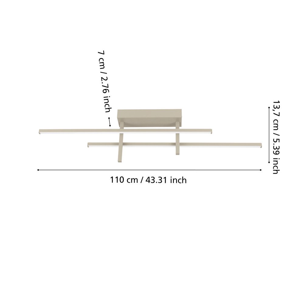 901886_DIMENSION_0001 | Eglo Romania Plafonieră TREPILIANO LED 20W IP20 901886