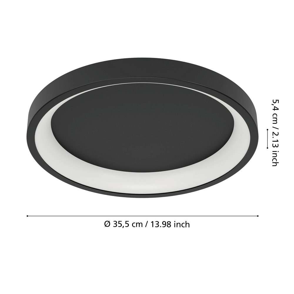 901909_DIMENSION_0001-JPG 1000px | Eglo Romania Plafonieră LORETELLO-Z LED 19.6W IP20 901909