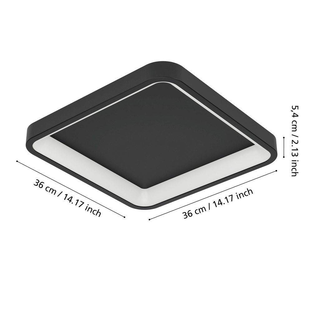 901911_DIMENSION_0001-JPG 1000px | Eglo Romania Plafonieră LORETELLO-Z LED 20W IP20 901911