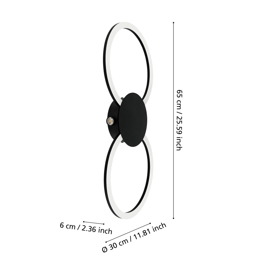 902124_DIMENSION_0001 | Eglo Romania Plafonieră VENTICELLO 1 LED 20W IP20 902124