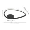 902148_DIMENSION_0001 | Eglo Romania Plafonieră MOSCHELLA LED 9.7W IP20 902148