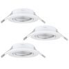 Set 3 spoturi încastrate AGULO GU10 3X35W 75674