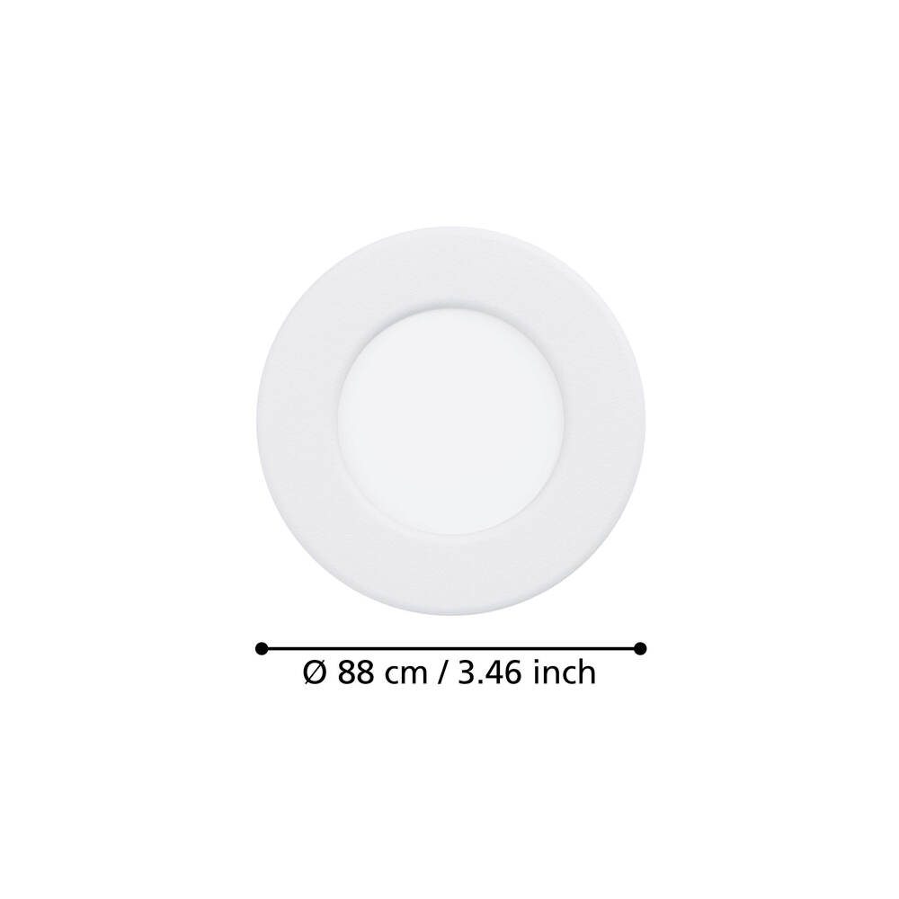 901394_DIMENSION_0001-JPG 1000px | Eglo Romania Spot încastrat FUEVA 6 LED 3X3.5W IP20 901394