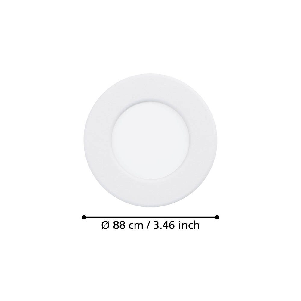 901395_DIMENSION_0001-JPG 1000px | Eglo Romania Spot încastrat FUEVA 6 LED 3.5W IP20 901395