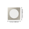 901408_DIMENSION_0001-JPG 1000px | Eglo Romania Spot încastrat FUEVA 6 LED 6W IP20 901408
