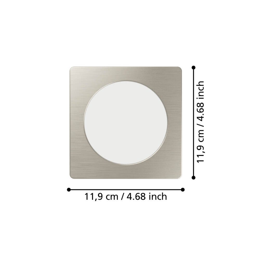 901408_DIMENSION_0001-JPG 1000px | Eglo Romania Spot încastrat FUEVA 6 LED 6W IP20 901408