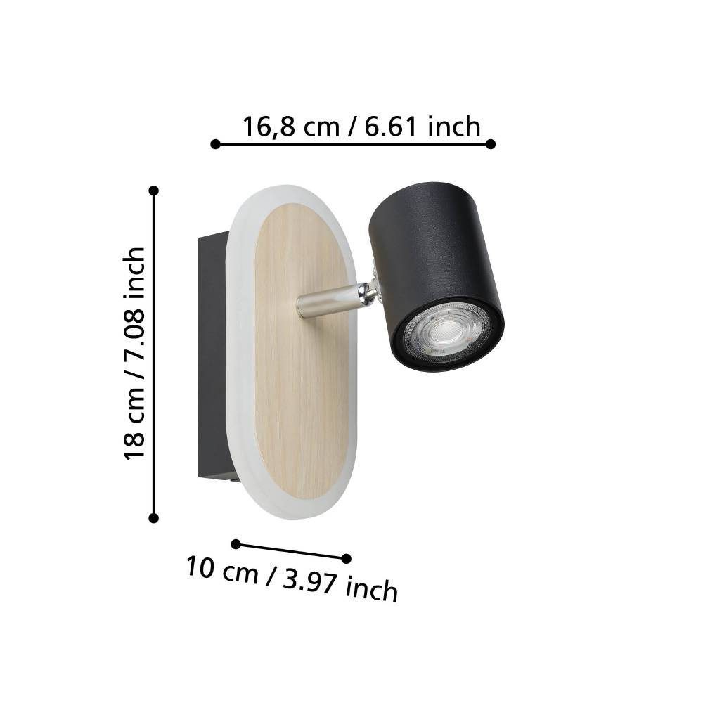 901631_DIMENSION_0001 | Eglo Romania Spot pe bară RIMBOCCHI LED 7W IP20 901631