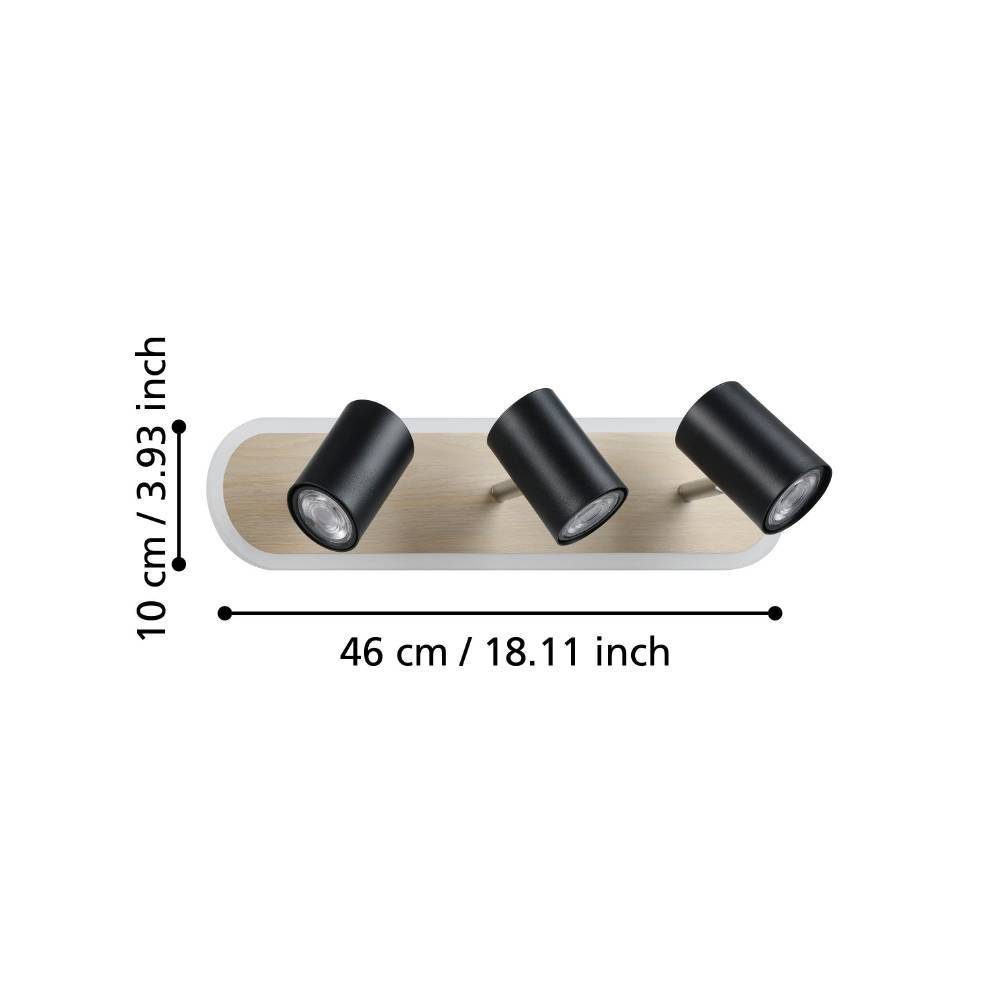 901633_DIMENSION_0001 | Eglo Romania Spot pe bară RIMBOCCHI LED 20W IP20 901633