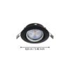 901755_DIMENSION_0001 | Eglo Romania Set 3 spoturi încastrate FAVAZZINA LED 3X4.9W 901755