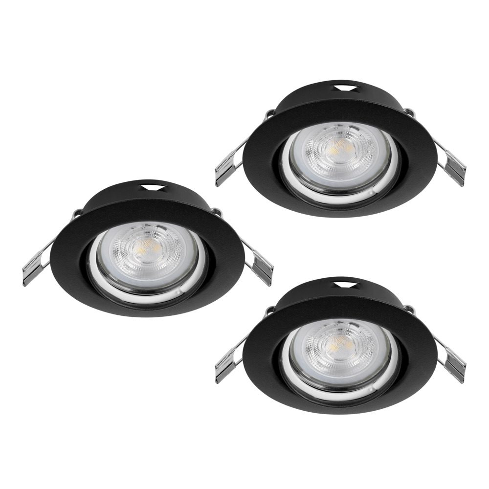 901755_VIEW_0001-JPG 1000px | Eglo Romania Set 3 spoturi încastrate FAVAZZINA LED 3X4.9W 901755