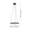 901822_DIMENSION_0001-JPG 1000px | Eglo Romania Lustră MEZZOMONTE LED 2X20W IP20 901822