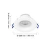 902271_DIMENSION_0001 | Eglo Romania Spot încastrat SALABATE LED 5W IP65 902271