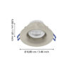 902275_DIMENSION_0001 | Eglo Romania Spot încastrat SALABATE LED 5W IP65 902275