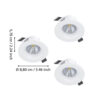 902277_DIMENSION_0001 | Eglo Romania Set spot încastrat SALICETO LED 3X4.8W IP20 902277