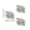 902279_DIMENSION_0001 | Eglo Romania Spot încastrat SALICETO LED 3X4.8W IP20 902279
