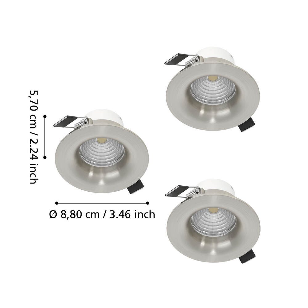 902279_DIMENSION_0001 | Eglo Romania Spot încastrat SALICETO LED 3X4.8W IP20 902279