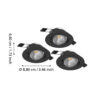 902281_DIMENSION_0001 | Eglo Romania Set spot încastrat SALICETO LED 3X6W IP20 902281