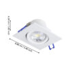 902328_DIMENSION_0001 | Eglo Romania Set spot încastrat SALICETO LED 3X6W IP20 902328