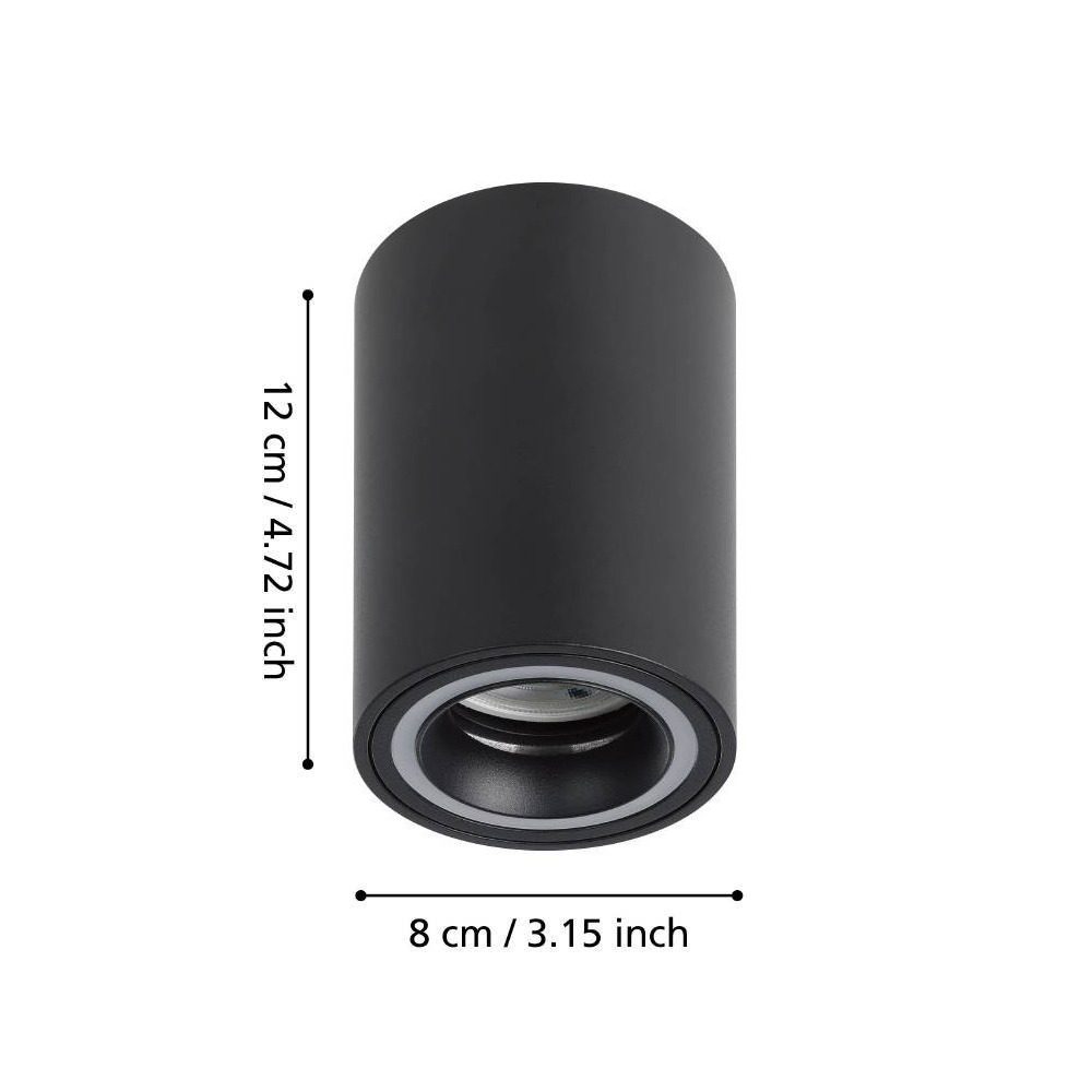 901168_DIMENSION_0001 | Eglo Romania Spot CAROSSO-Z LED GU10 4.9W IP20 901168