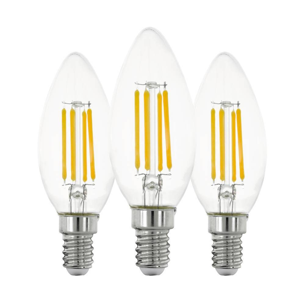 113107_VIEW_0001 | Eglo Romania Set 3 becuri LED E14 C35 3X7W 2700K 113107