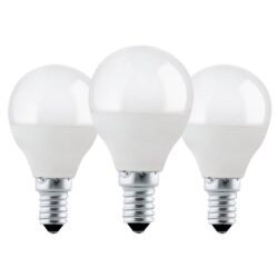Set 3 becuri LED E14 P45 3X4.9W 3000K 113112
