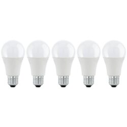 Set 5 becuri LED E27 A60 5X8.5W 3000K 113119