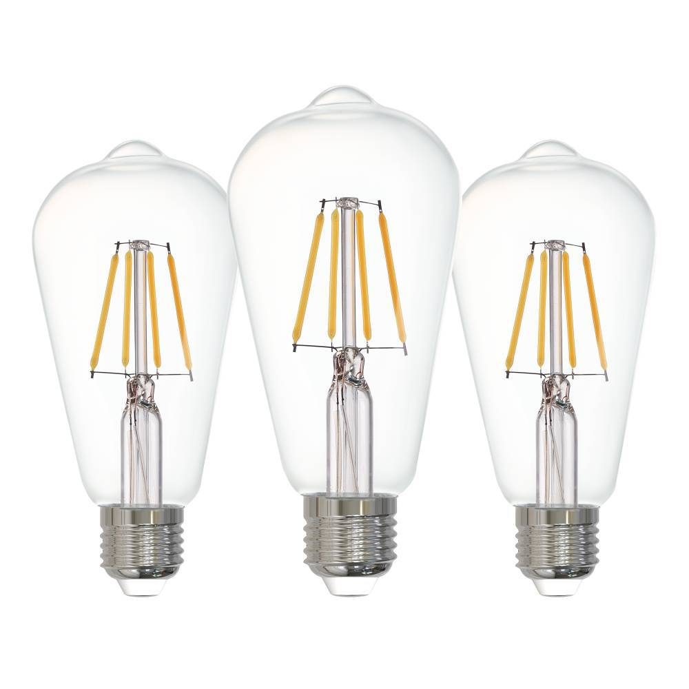 11347_VIEW_0001 | Eglo Romania Set 3 becuri LED E27 ST64 3X4W 4000K 11347