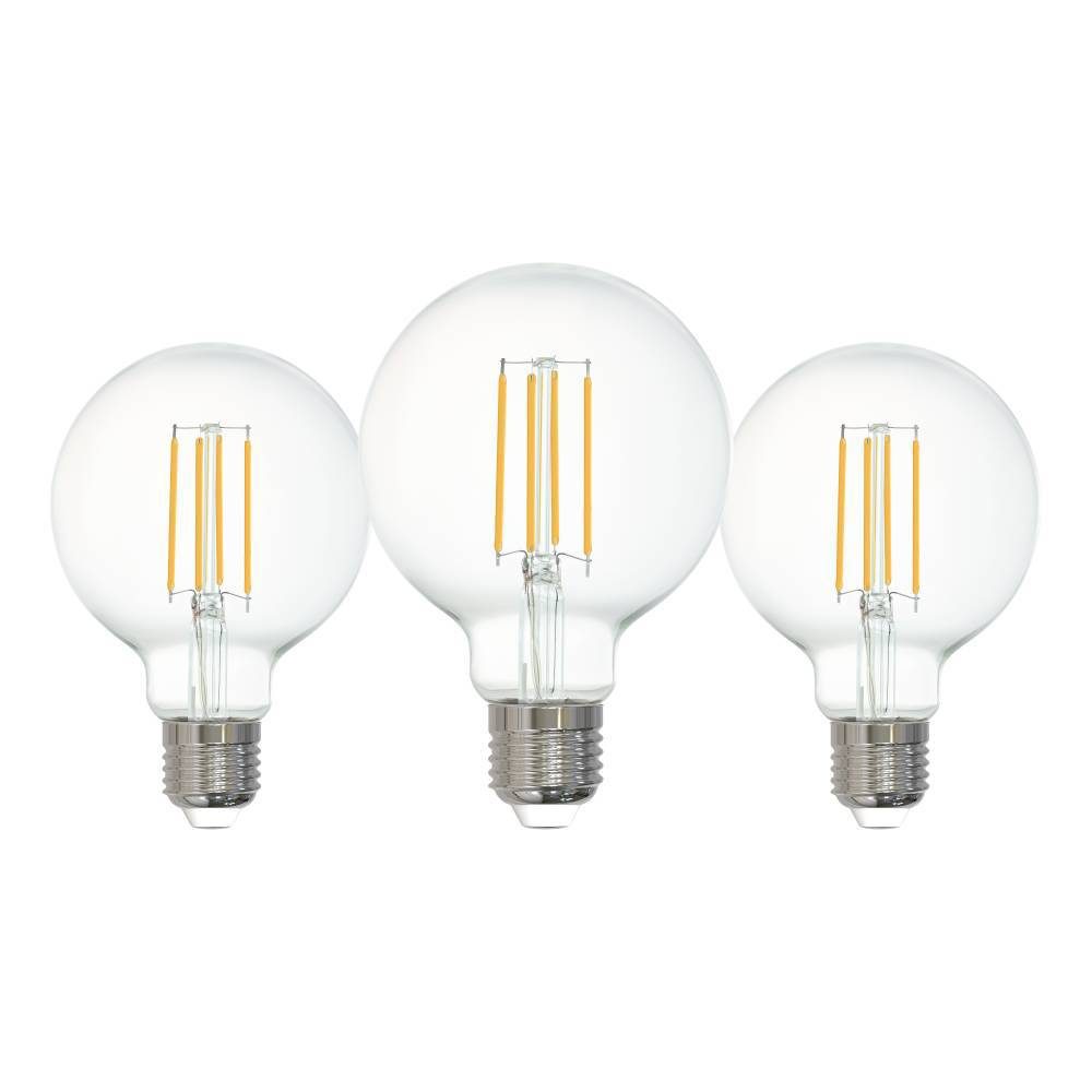 11351_VIEW_0001 | Eglo Romania Set 3 becuri LED E27 G80 3X4W 2700K 11351