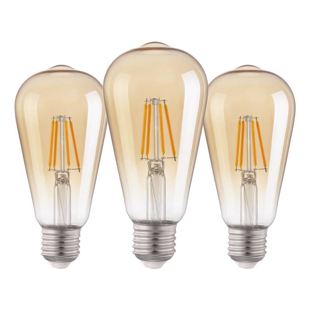 11353_VIEW_0001 | Eglo Romania Set 3 becuri LED E27 ST64 3X4W 2200K 11353