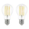 Set 2 becuri LED E27 A60 2X6W 4000K 12255