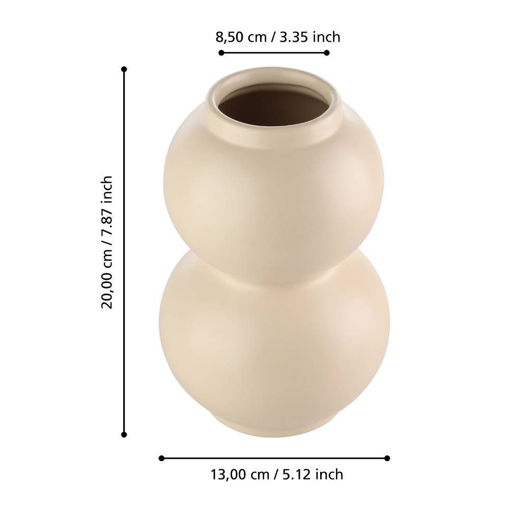 421013_DIMENSION_0001 | Eglo Romania Vază ceramică MIYOSHI 421013