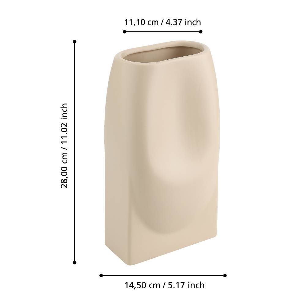 421017_DIMENSION_0001 | Eglo Romania Vază ceramică SHIMA 421017