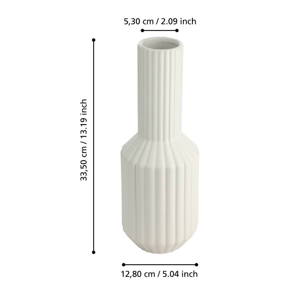 421022_DIMENSION_0001 | Eglo Romania Vază ceramică HIRADO 421022