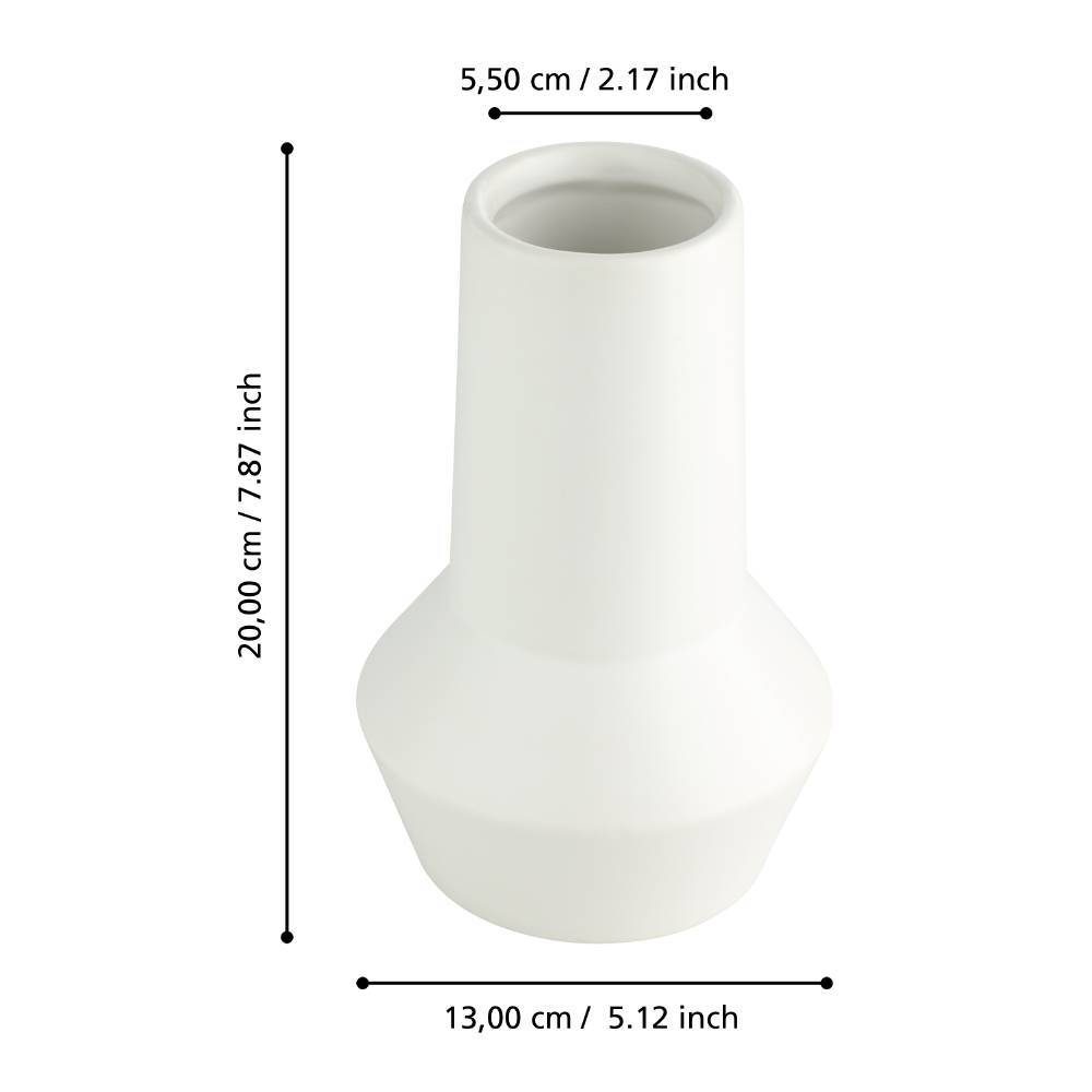 421024_DIMENSION_0001 | Eglo Romania Vază ceramică HIRADO 421024