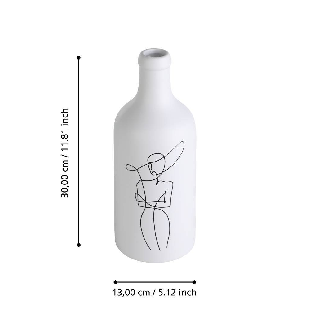 421121_DIMENSION_0001 | Eglo Romania Vază ceramică KITAKATA 421121