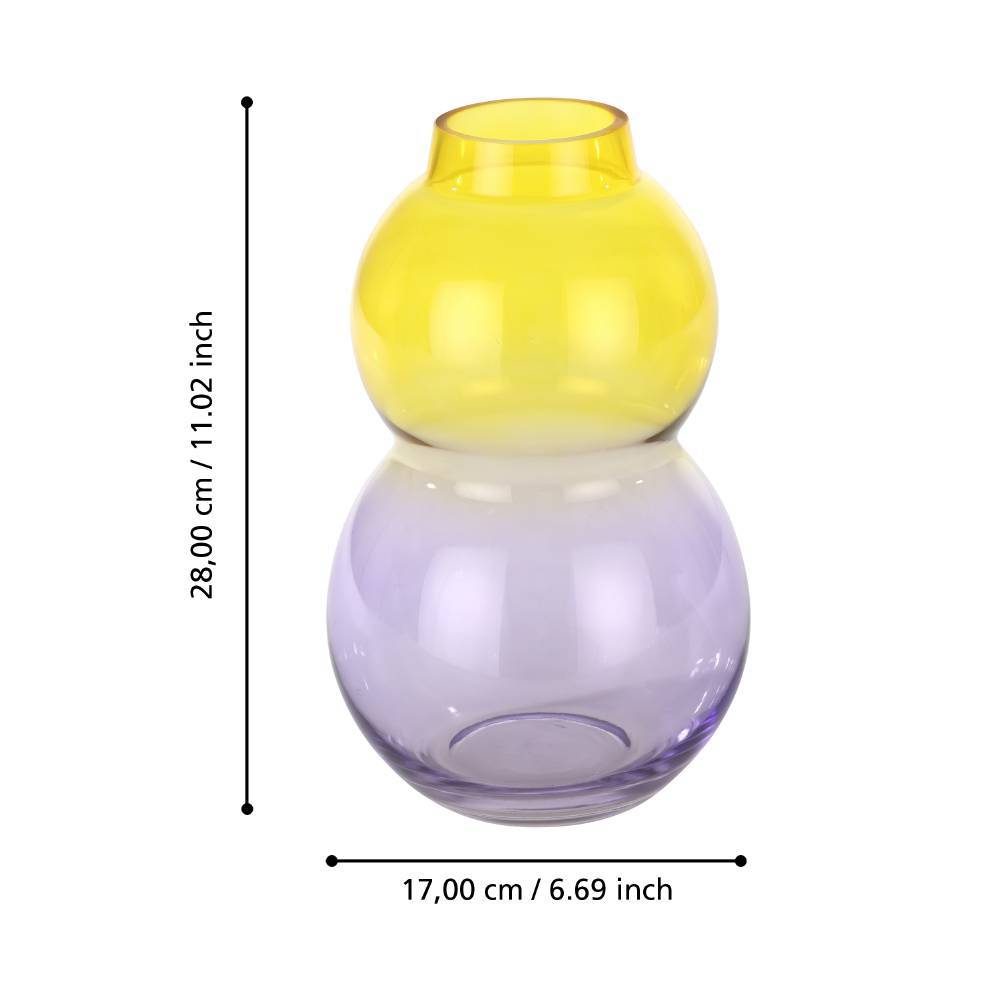 421353_DIMENSION_0001 | Eglo Romania Vază din sticlă BEVATO 421353
