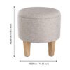 424032_DIMENSION_0001 | Eglo Romania Scaun MASHIKE Ø390 mm 424032